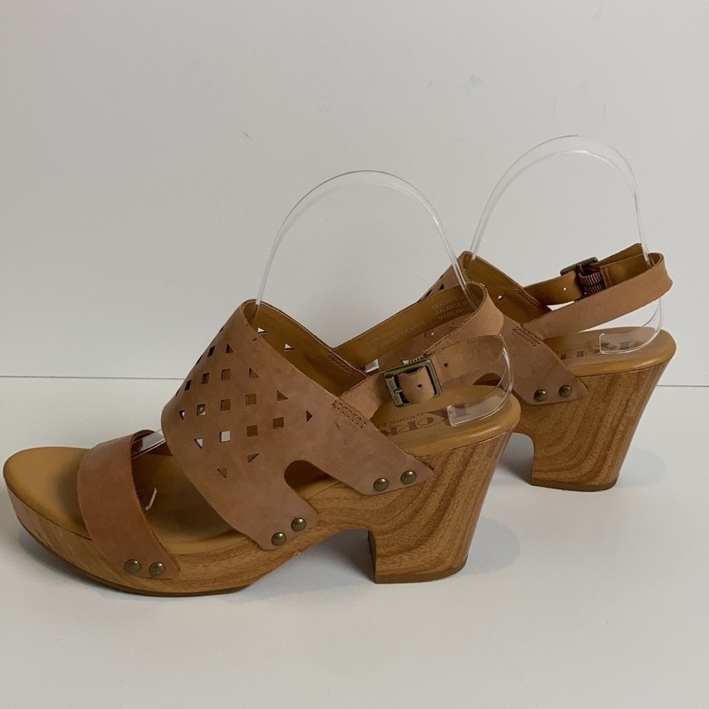 Korks by Kork Ease Alliana Slingback Platform Sandals Clogs 9 Bohemian Summer